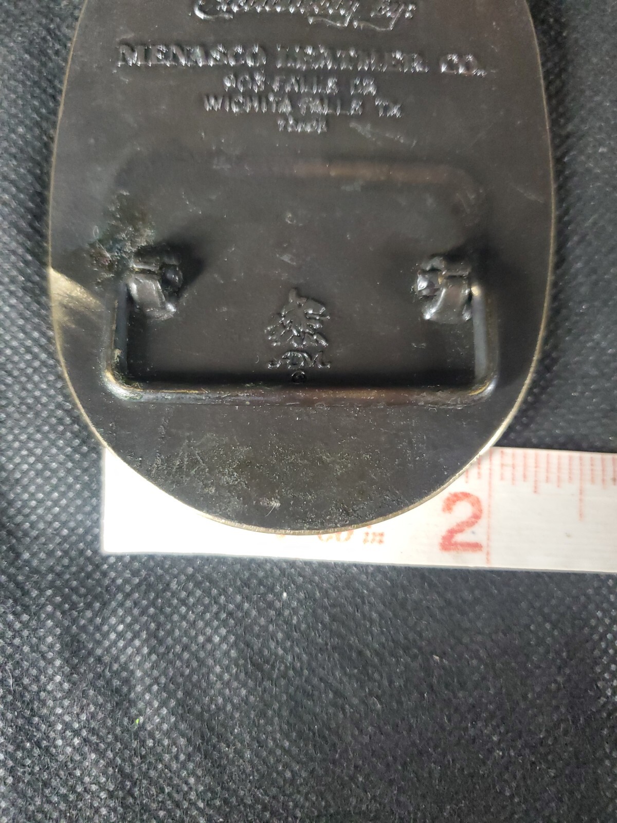 1979 3D 1ST INTERNATIONAL TREASURE HUNT Metal Detector BELT BUCKLE TEXAS ***