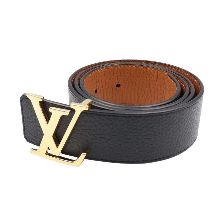 Louis Vuitton Belt M9151 Black Leather 434506