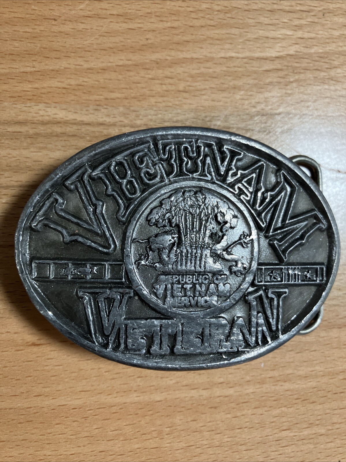 Bergamot Vietnam Veteran Belt Buckle. Vintage Y-52.