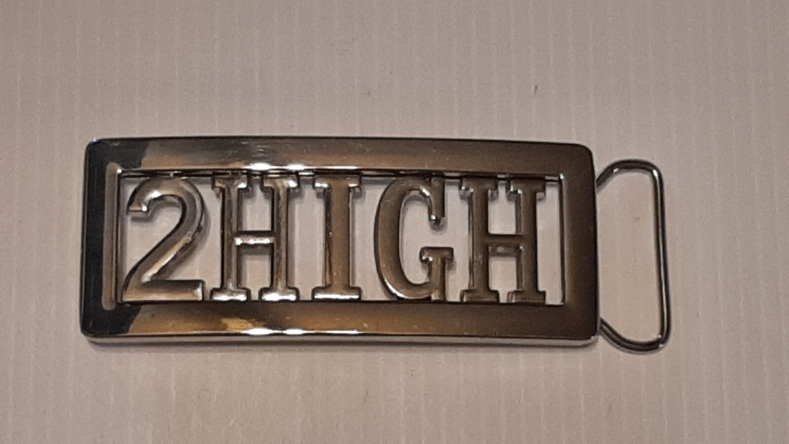 2HIGH 2 HIGH CUSTOM Belt Buckle -Put ANY LETTERS &/OR NUMBERS on Buckle