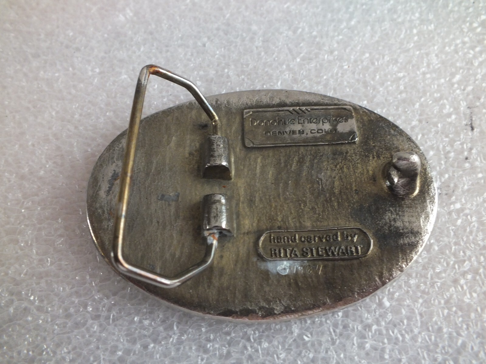 Vintage – Belt Buckle with Eagle – Donohue Enterprises – DENVER – Rita Stewart