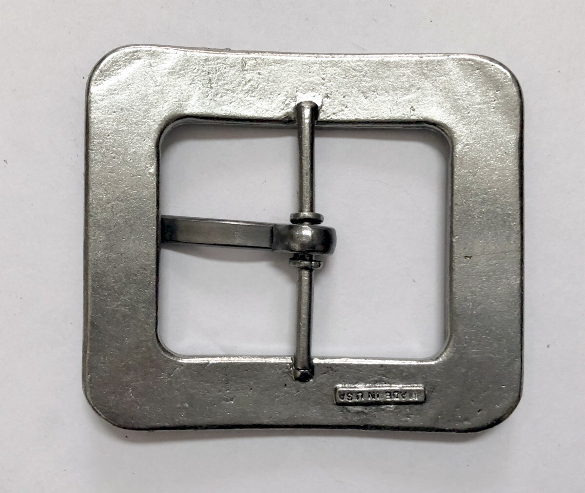 3&Prime; Belt Buckle Blank ~ Pewter Tone ~ Design Your Own! Add Rhinestones for Bling!