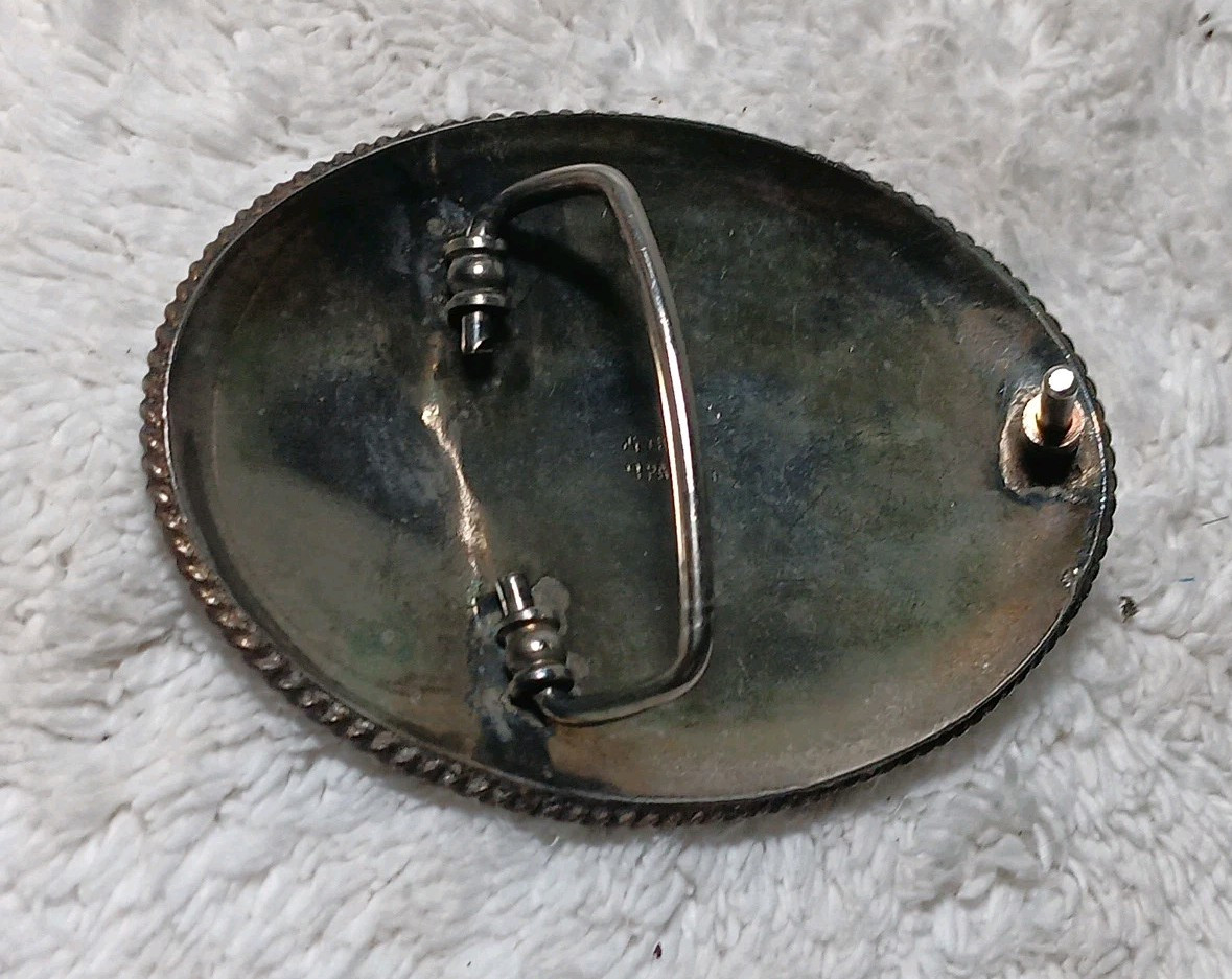 Men’s Western Belt Buckle Alpaca Mexico « G »
