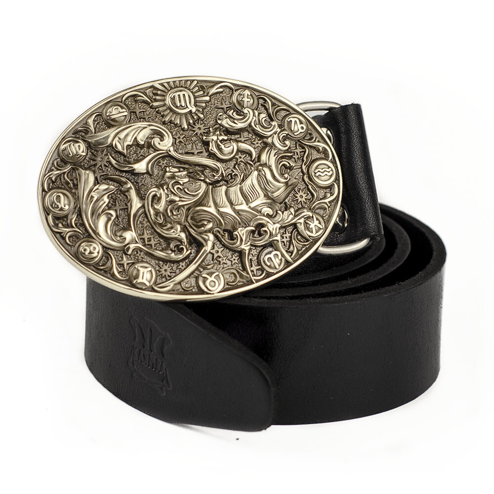 Scorpio german silver belt buckle, Horoscope Astrological Zodiac Sign buckle