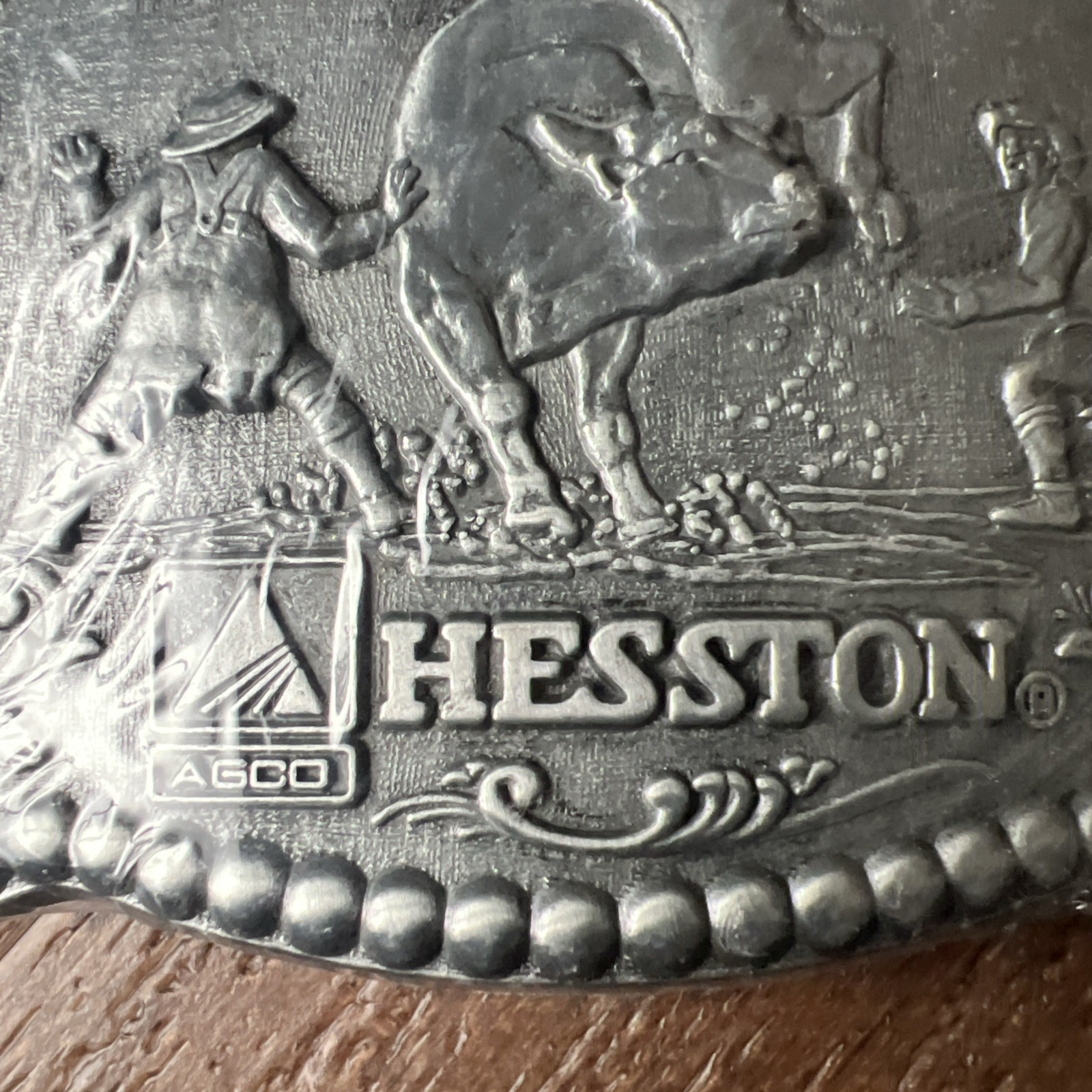Vintage 1996 Hesston National Finals Rodeo (NFR) Belt Buckle Sealed