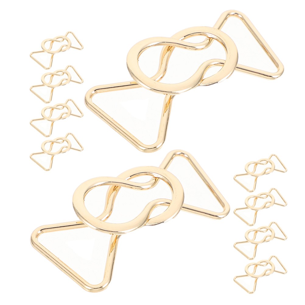 10 Pairs Coat Buckles for Belts Clothing Accessories and Hardware