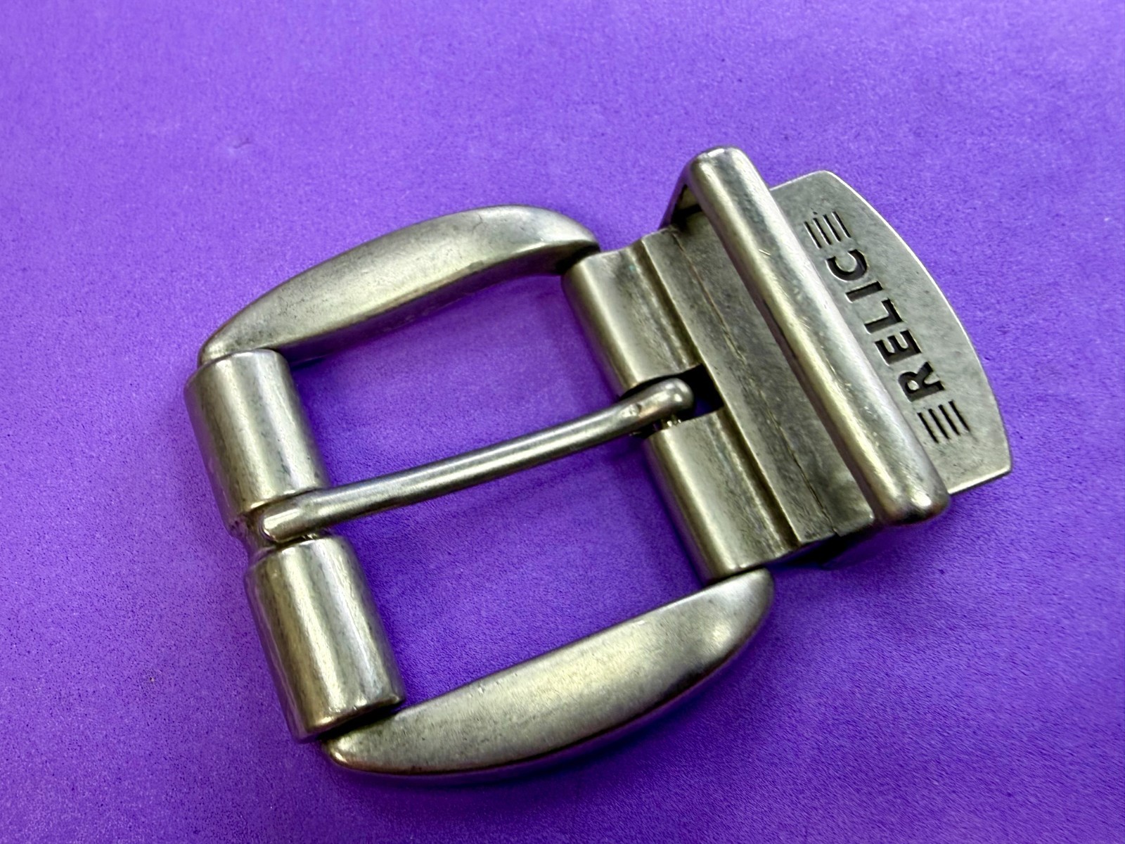 RELIC Brand Single Prong Silver Tone Replacement Formal Belt Buckle