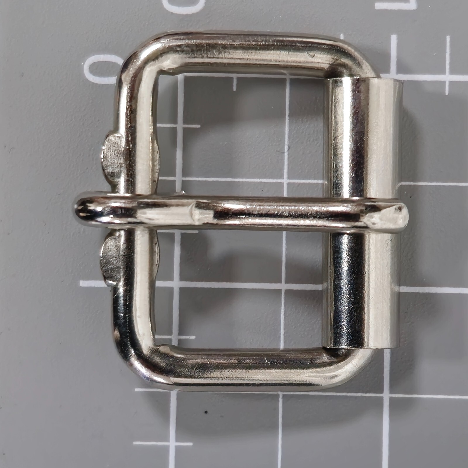 Belt Buckle Silver Nickel 1 1/4&Prime; Scratch Free Premium Quality