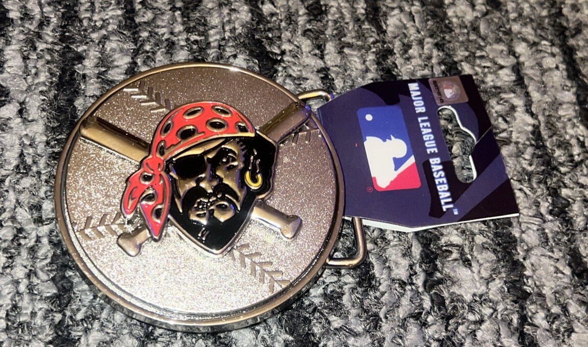 Pittsburgh Pirates MLB Spinning Belt Buckle Licensed New Me’n Co