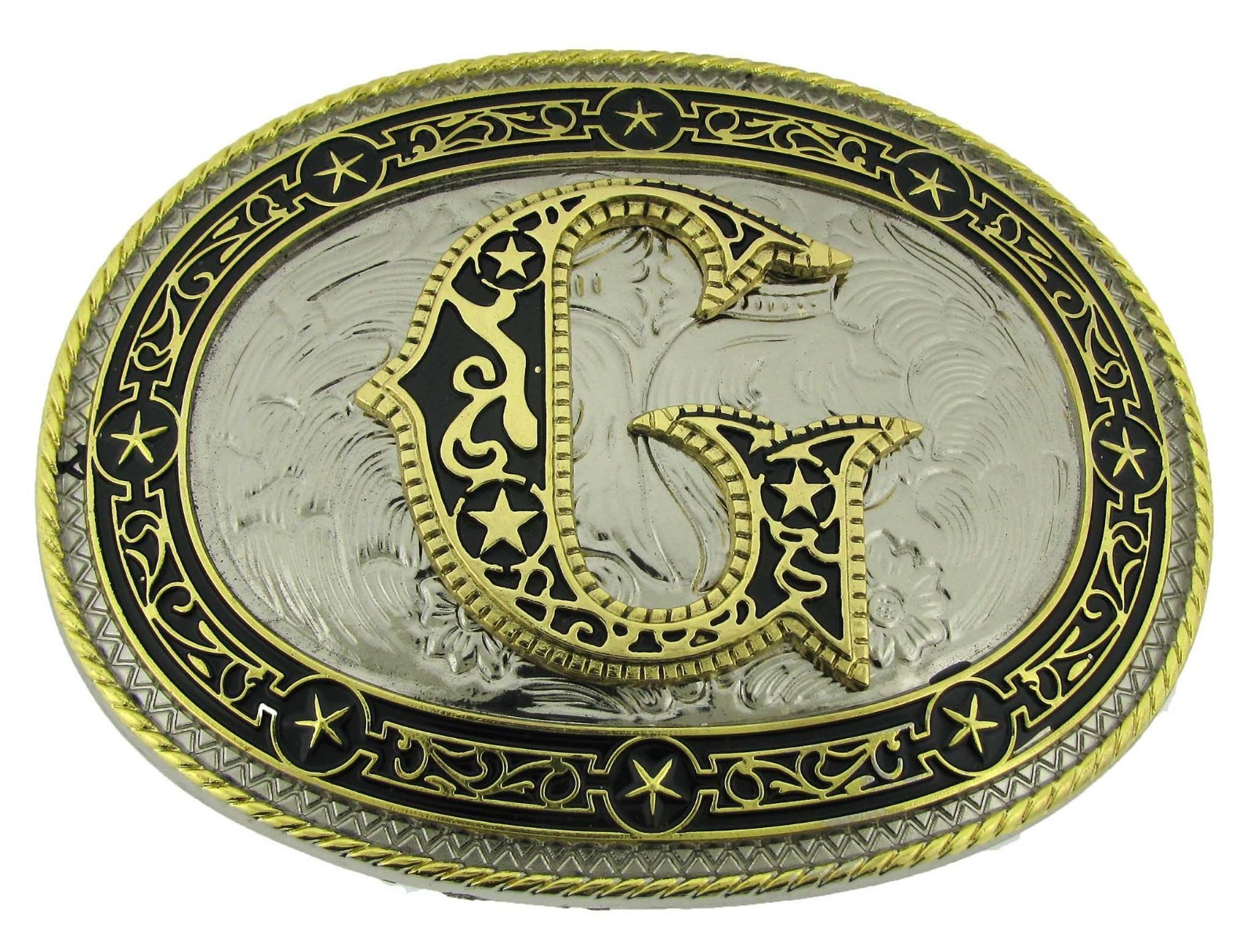 Letter Initial G Belt Buckle New Men Women Western Rodeo Cowboy Fashion Cowgirl