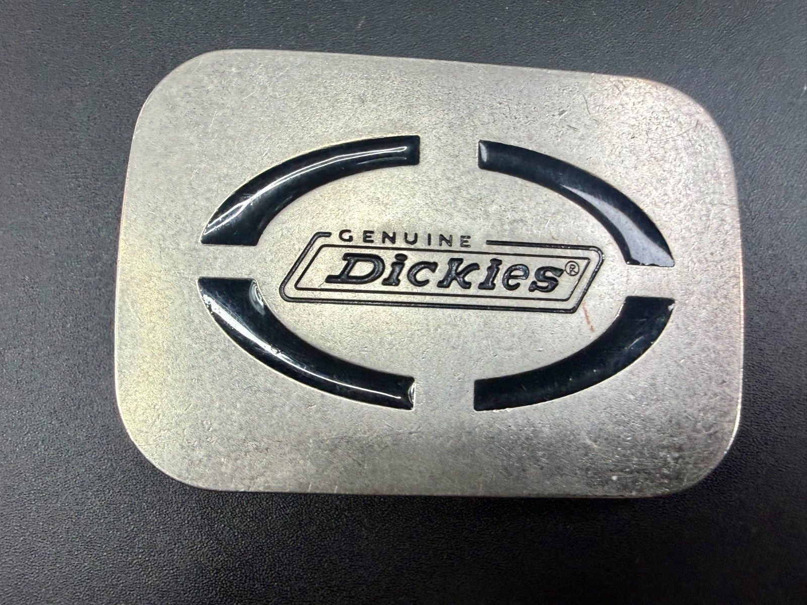 Genuine Dickies Apparel Clothing Company Advertising Promotional Belt Buckle
