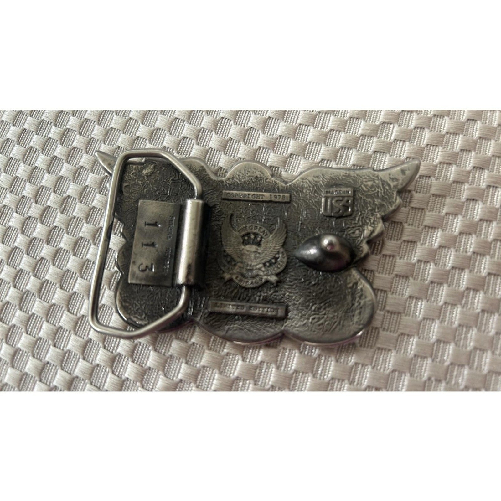 The Great American Buckle Chicago Limited Edition Copyright 1978 made USA
