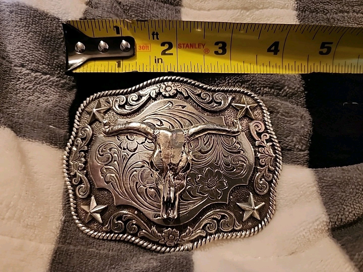 NOCONA STEER SKULL MOTIF ROPE EDGE – ACC BUCKLE – 3798664
