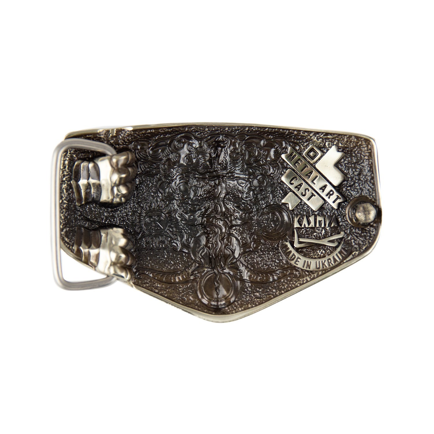 Archangel Michael german silver belt buckle; Saint Michael; Tyrael belt buckle