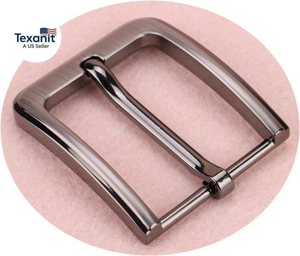 1.5 Inches (38-40 Mm) Belt Buckle Single Prong Square Replacement Buckle for Men