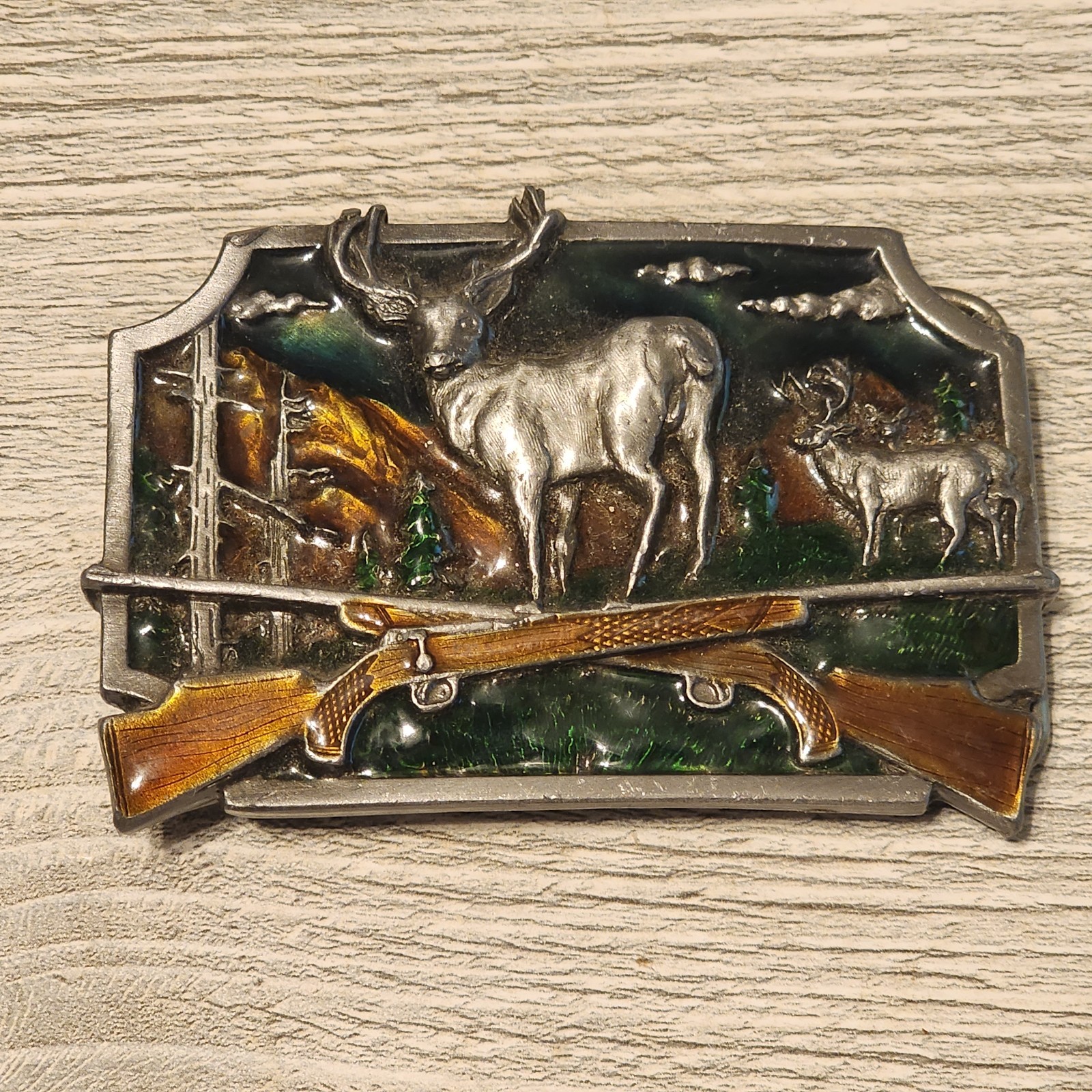 Choice – Vintage Belt Buckle; NRA; Operation Desert Storm; Vietnam; Hunting