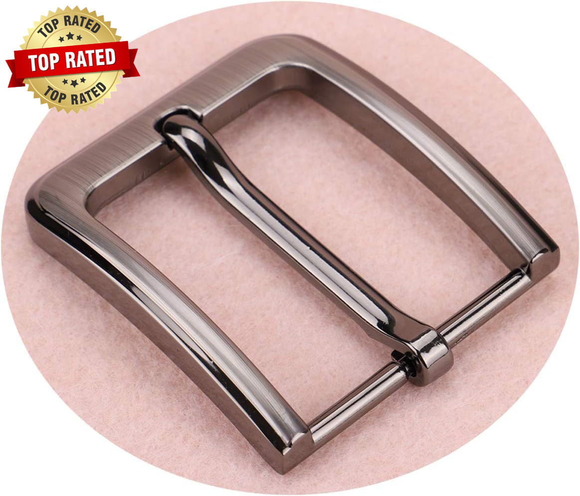 1.5 Inches (38-40 Mm) Belt Buckle Single Prong Square Replacement Buckle for Men
