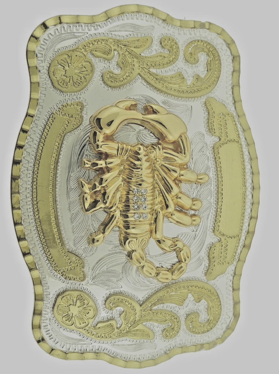 Scorpion Belt Buckles Vintage Men Gold Silver Metal Zodiac Western Cowboy Rodeo