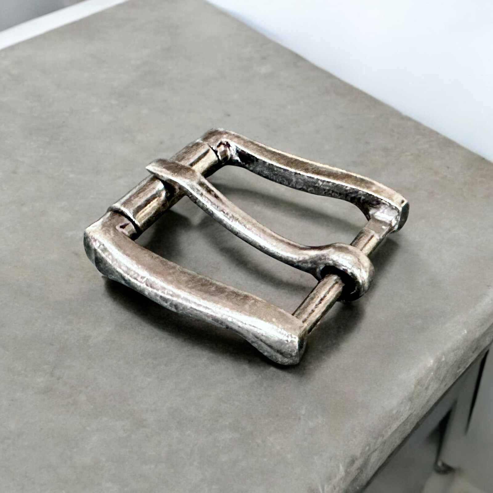 New 1-1/2&Prime; pin Belt Buckle Men and Women Antique-Silver Color Finish US stock