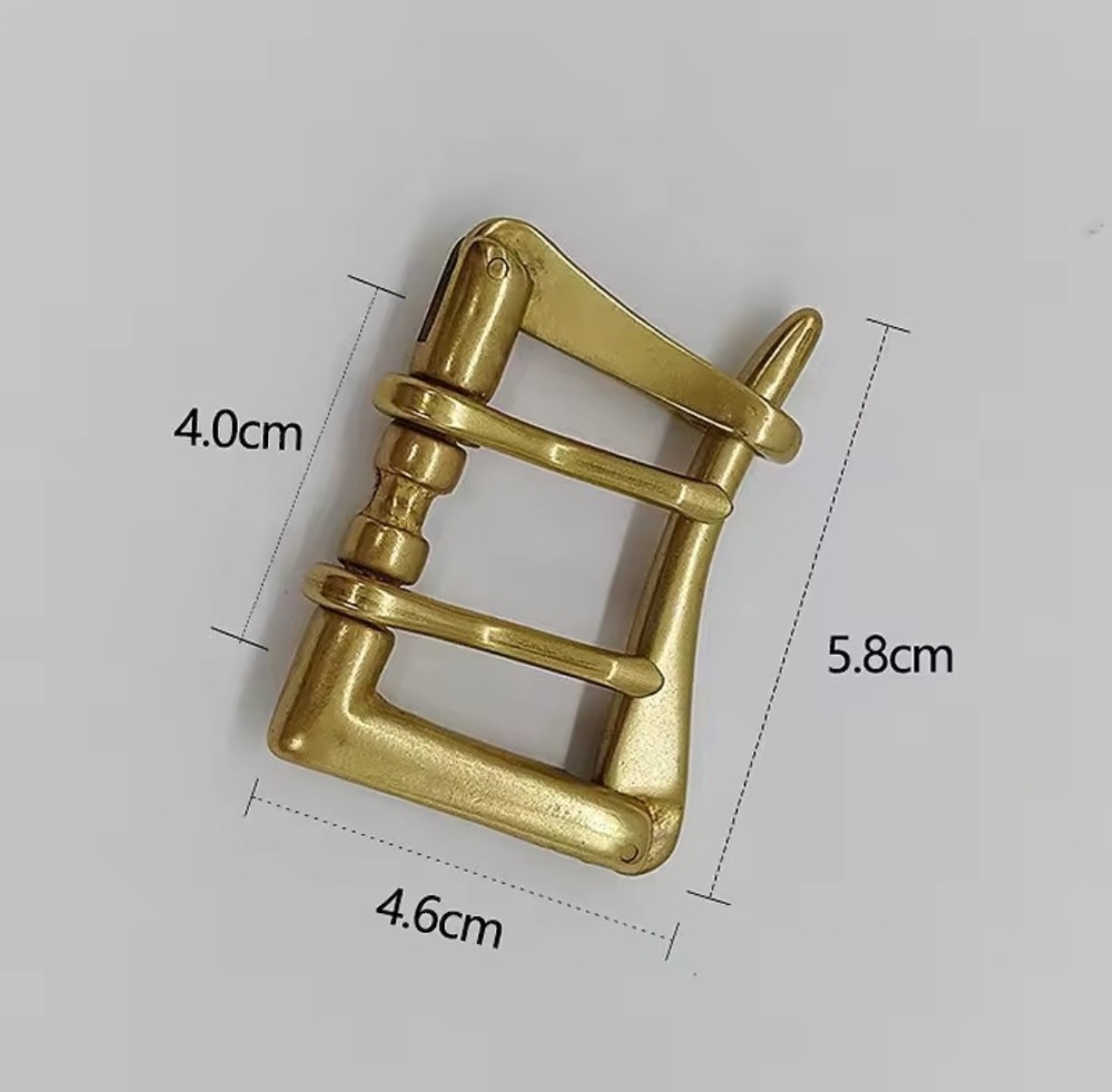 Solid Brass 40mm Quick Release FireFighter Belt Buckle 2 Prong Men&rsquo;s Belt Buckle