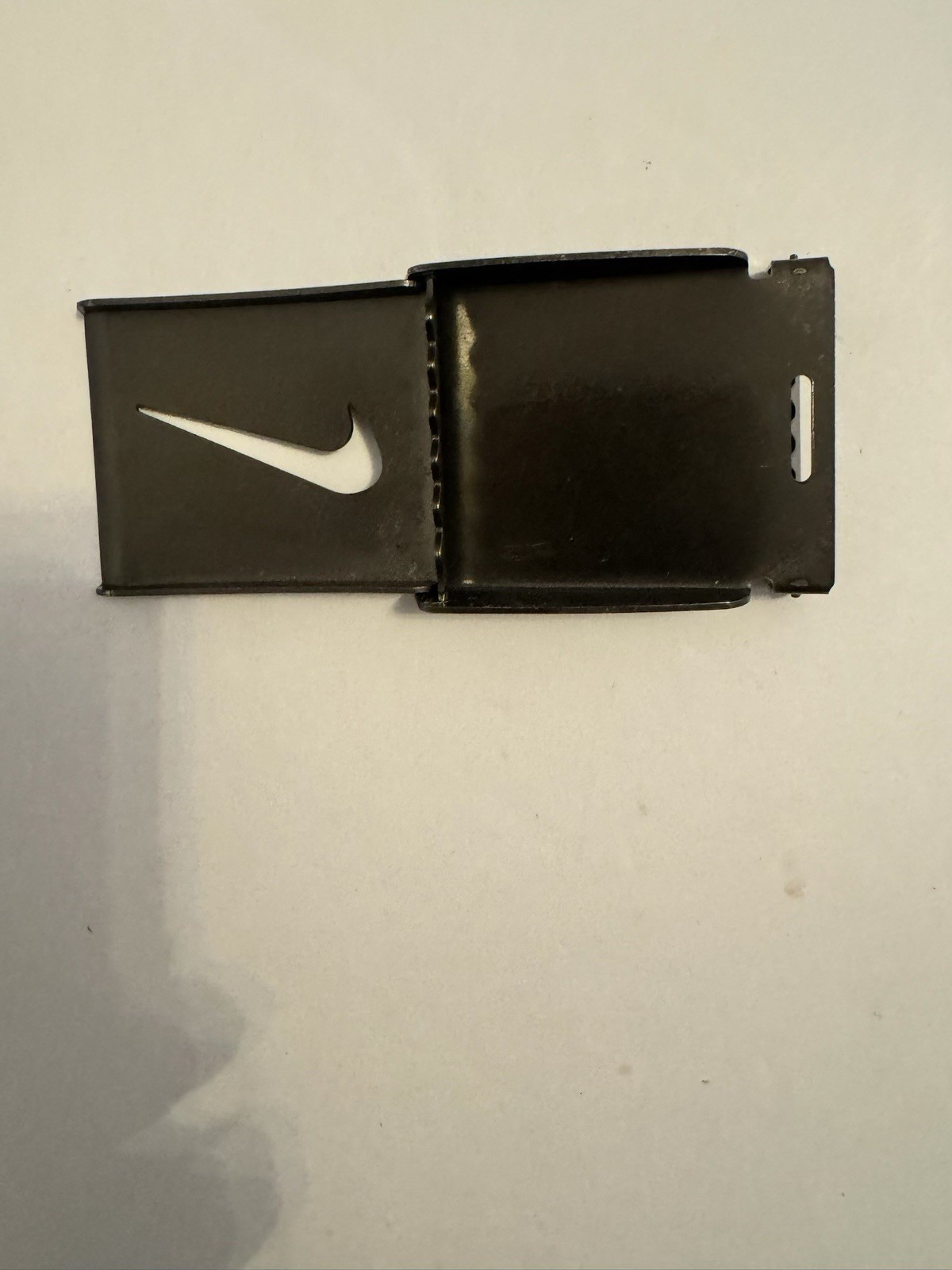Nike Belt Buckles, Plain Backed With Cut Out Swoosh
