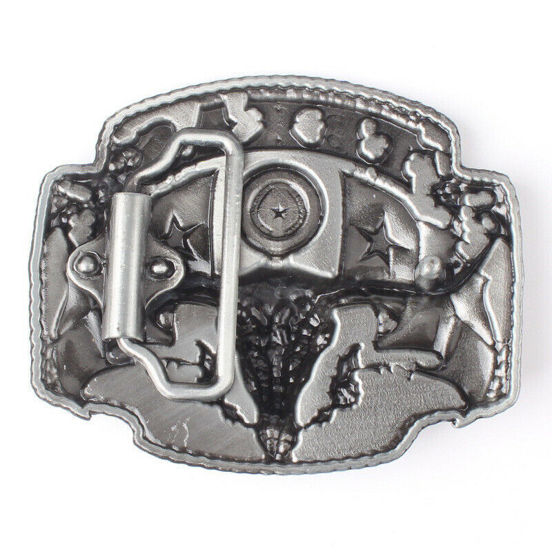 Longhorn Bull Belt Buckle for Men Western Rodeo Texas Cowboy Hebillas Vaqueras