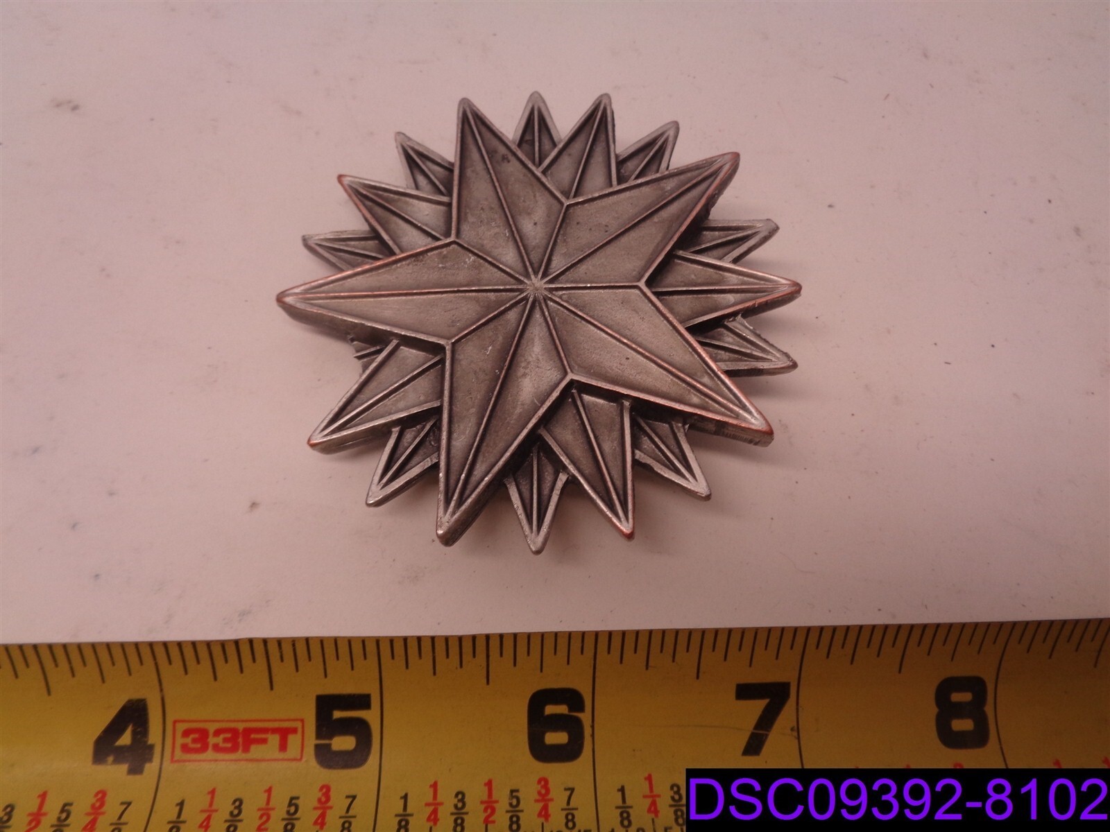 Dragon Designs TanSide Belt Buckle Star TAN-690