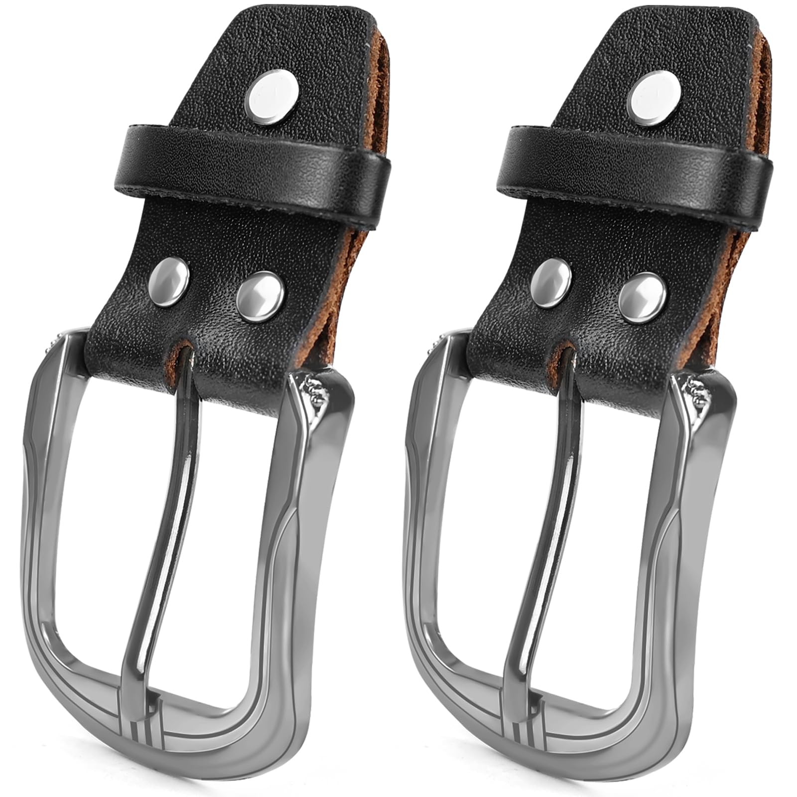 2pcs Belt Buckle, Leather Belt Buckle Men Women 40mm Belt Buckle…