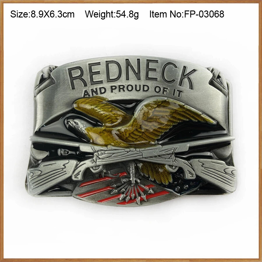 Redneck proud of it belt buckle for Men&rsquo;s Suitable Wide Belt