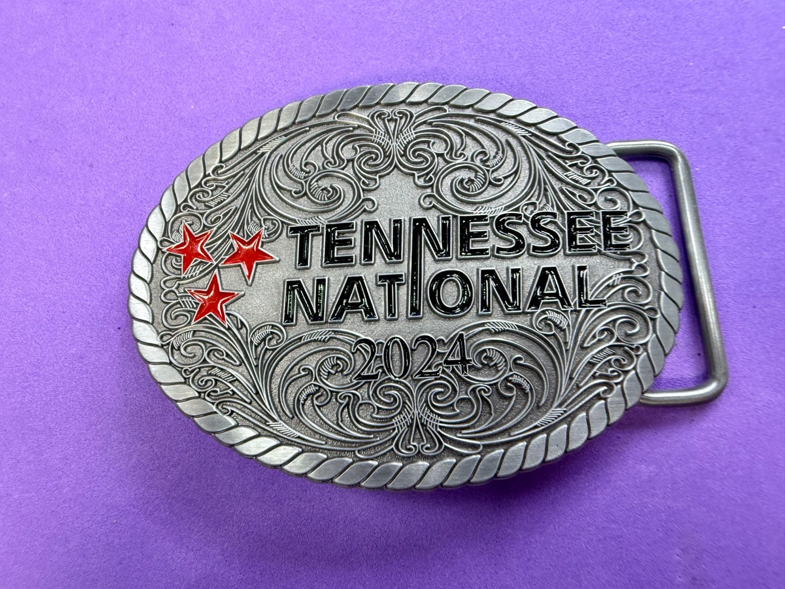 Tennessee National 2024 4th Place U21 Women&rsquo;s Enduro Trophy Award Belt Buckle