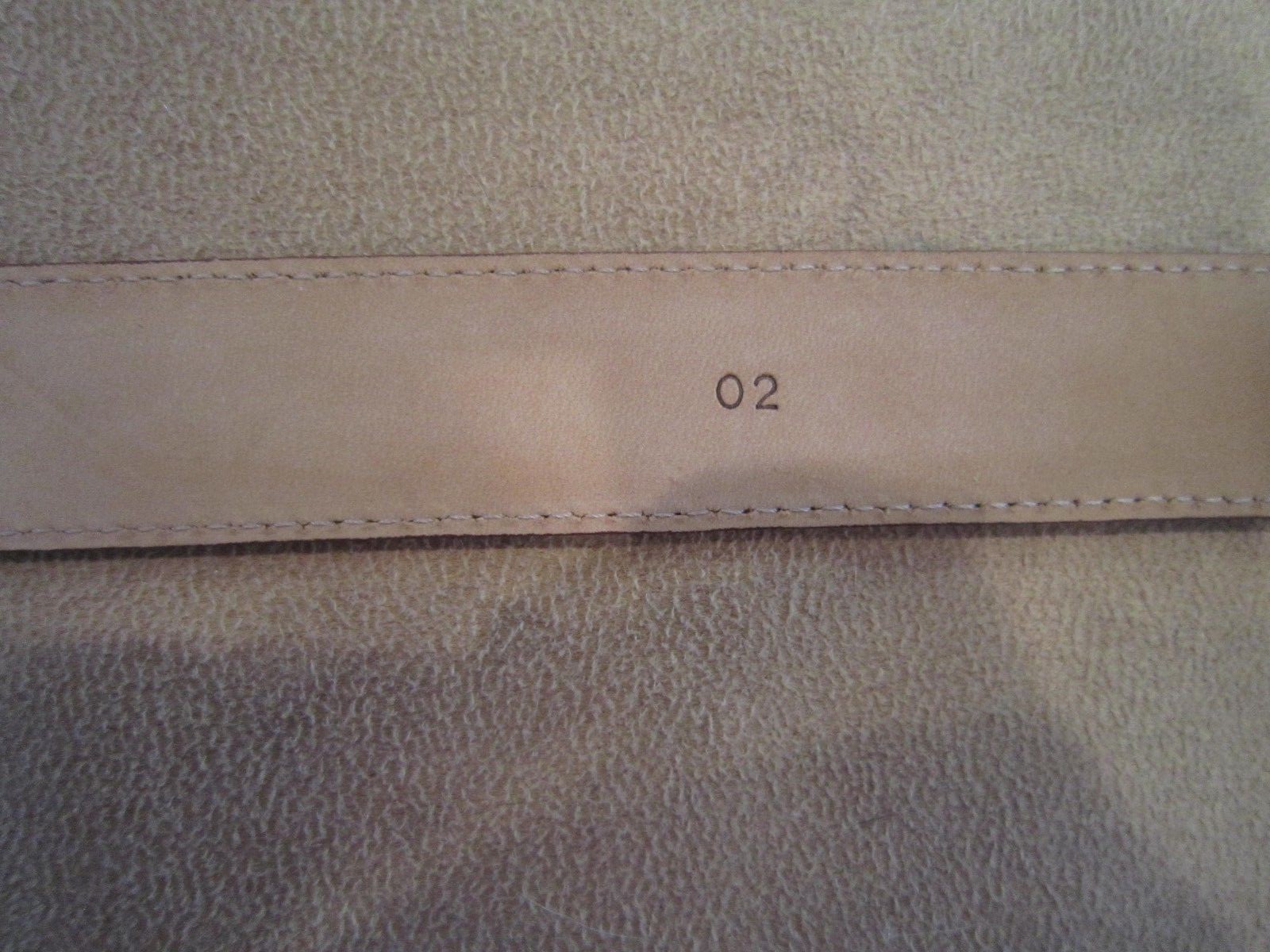 RARE! LIMITED! KIESELSTEIN MEDUSA BELT BUCKLE AND BROWN LEATHER BELT SIZE 2