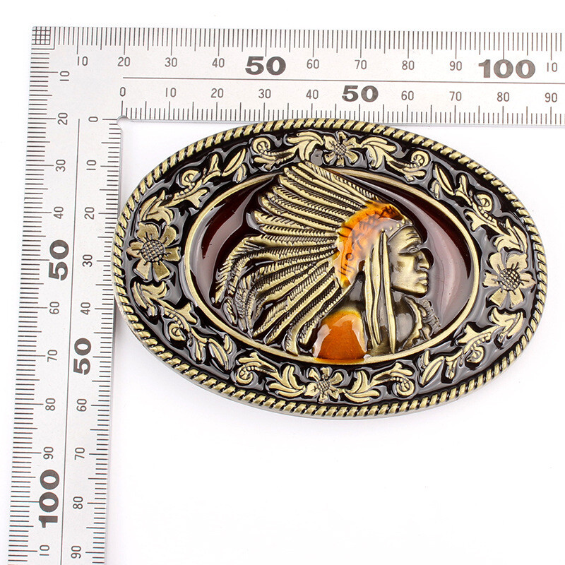 Skull belt buckle for men&rsquo;s Western cowboy motorcycle riding