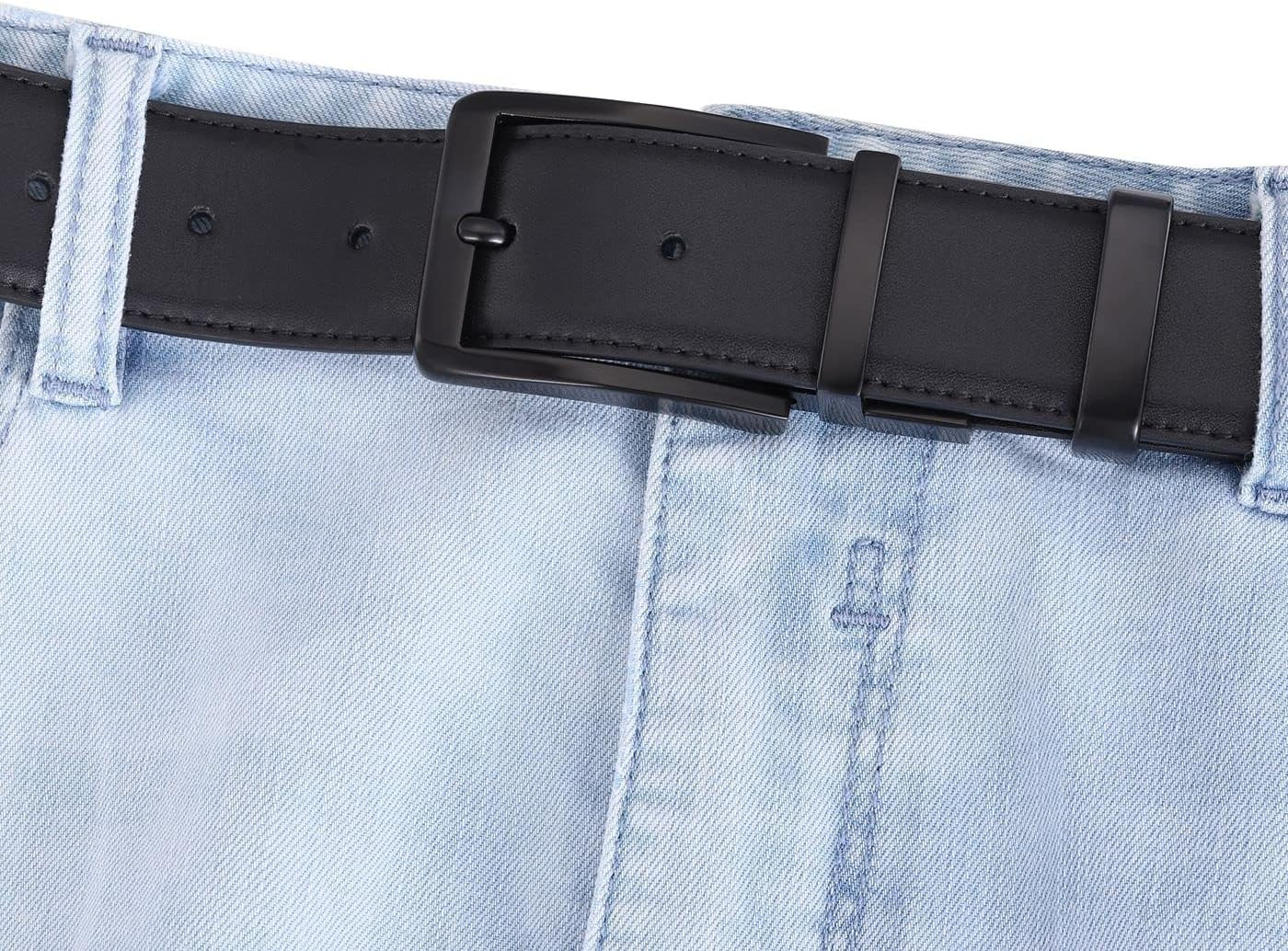 1 3/8&Prime;(35mm)-1.5&Prime;(40mm) Belt Buckle Replacement belt Buckle Reversible Classic B