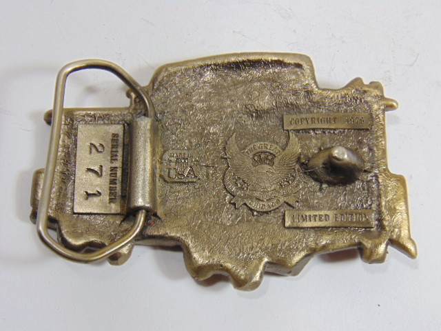 Vintage Collectible Limited Edition Railroad Train Caboose Belt Buckle 1970s