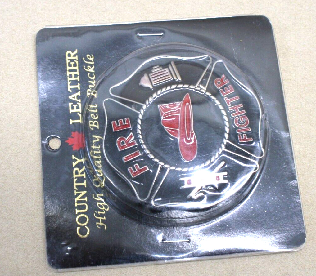 Fire Fighter Fireman FD Metal Unisex Men’s Belt Buckle