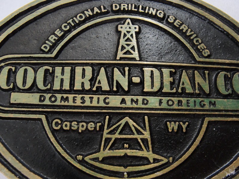 Cochran-Dean Belt Buckle Drilling Services Casper Wyoming DynaBuckle Bronze