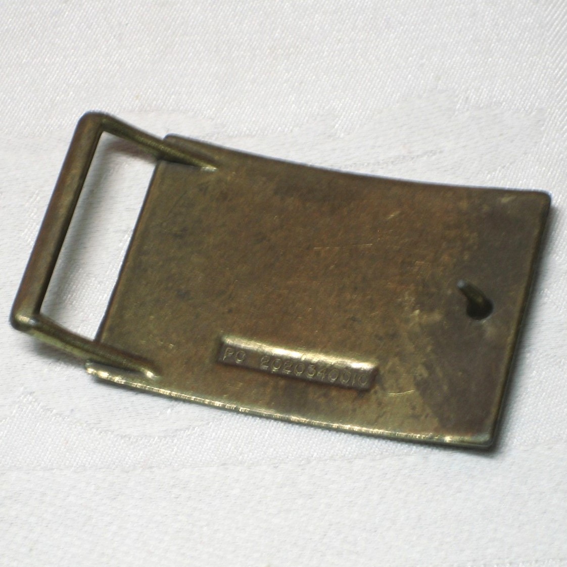 FORD MOTOR COMPANY vtg brass belt buckle Model T automobiles Detroit 1970s