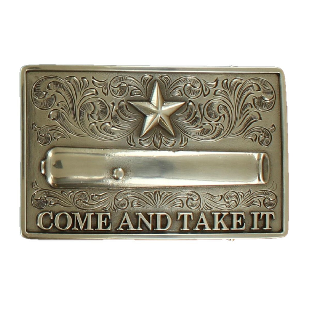 Nocona Gold-Toned « Come and take it » Canon Belt Buckle 37103