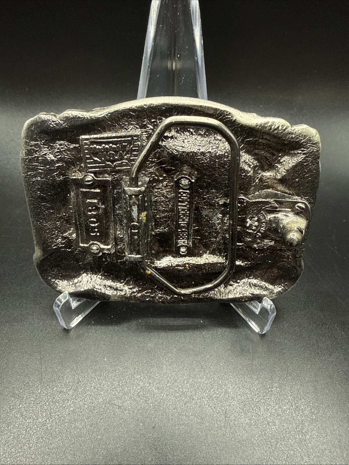 Vintage 1986 Volunteer Firefighter Belt Buckle Fire Rescue Fire Department USA