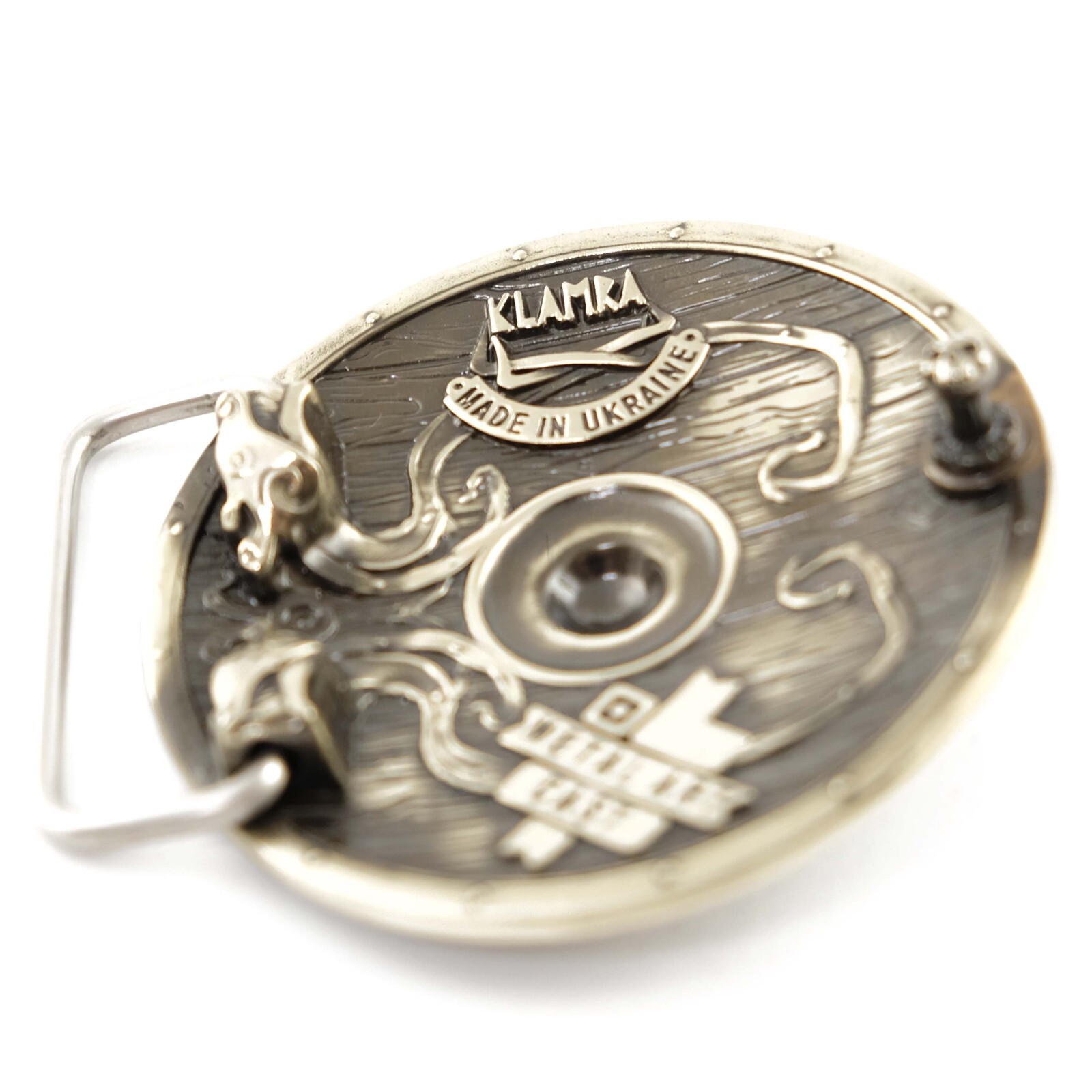 German silver belt buckle Viking Shield, warrior buckle, Scandinavian buckle