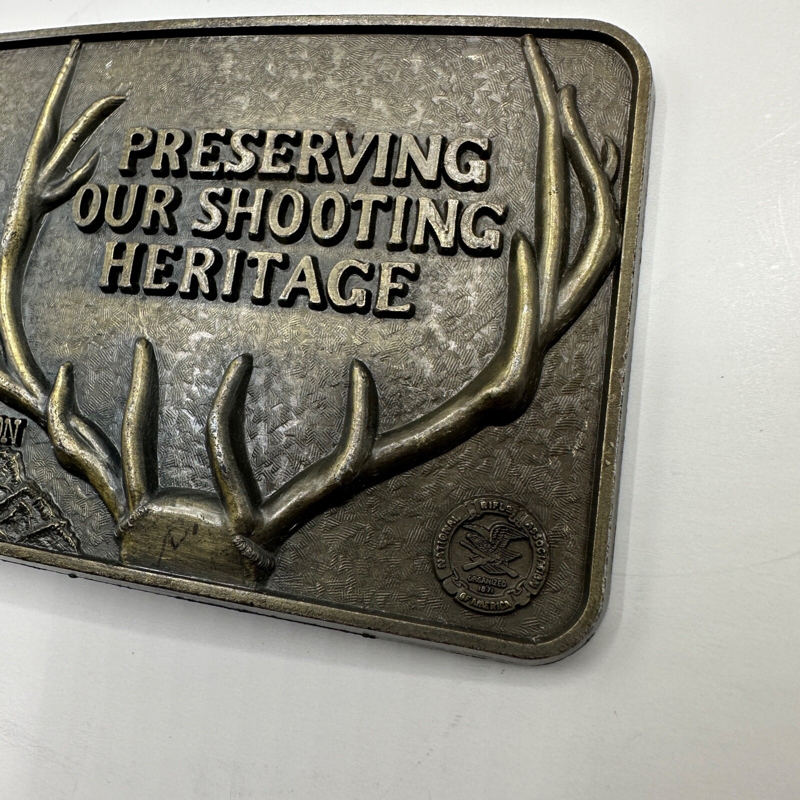 Belt Buckle NRA Preserving Our Shooting Heritage Whittington Center Hunting