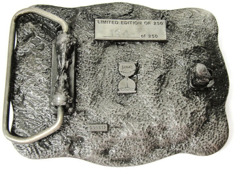 Edgemont South Dakota Centennial Belt Buckle 1890-1990 Train Horse #194/250