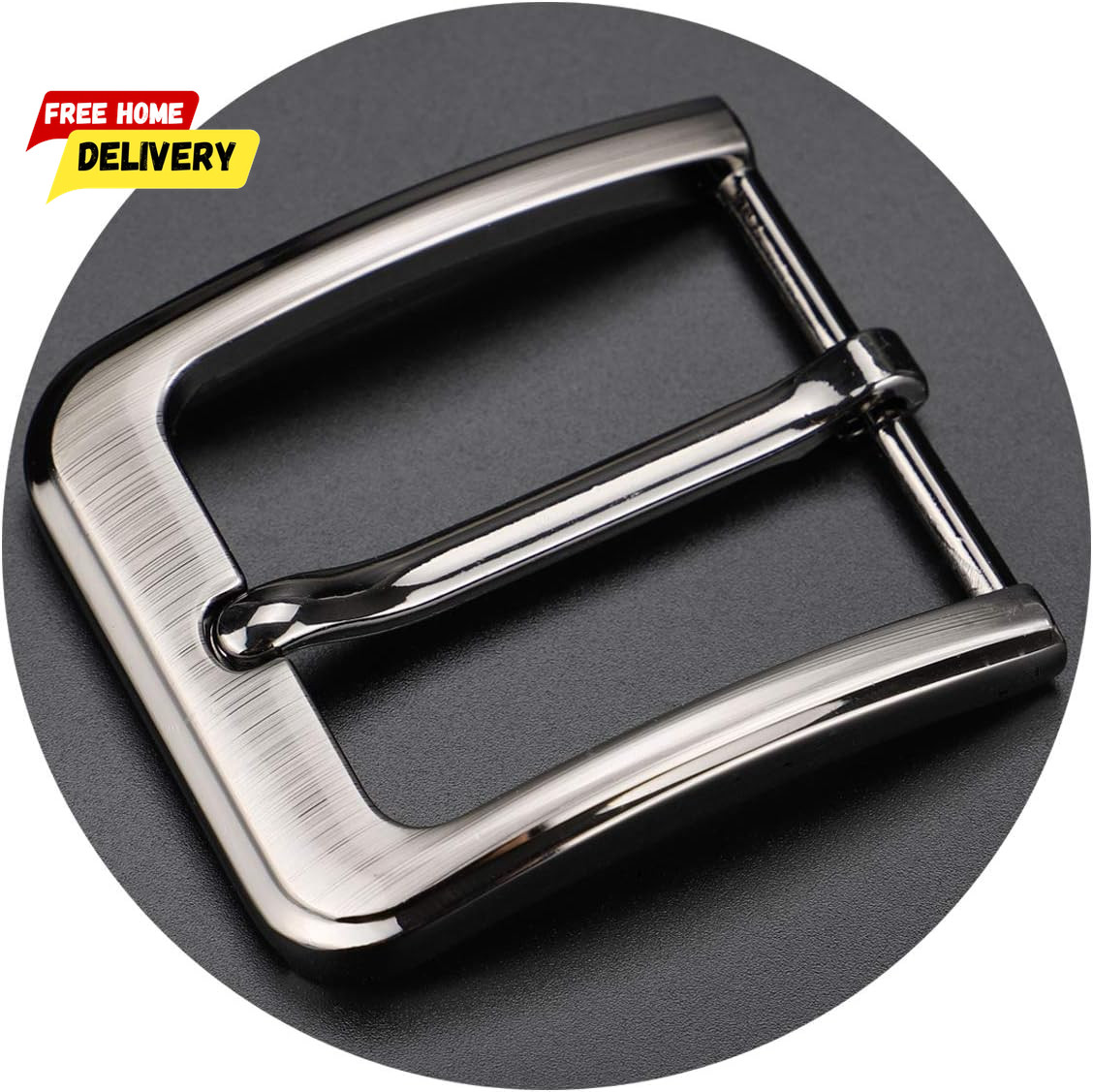1.5 Inches (38-40 Mm) Belt Buckle Single Prong Square Replacement Buckle for Men