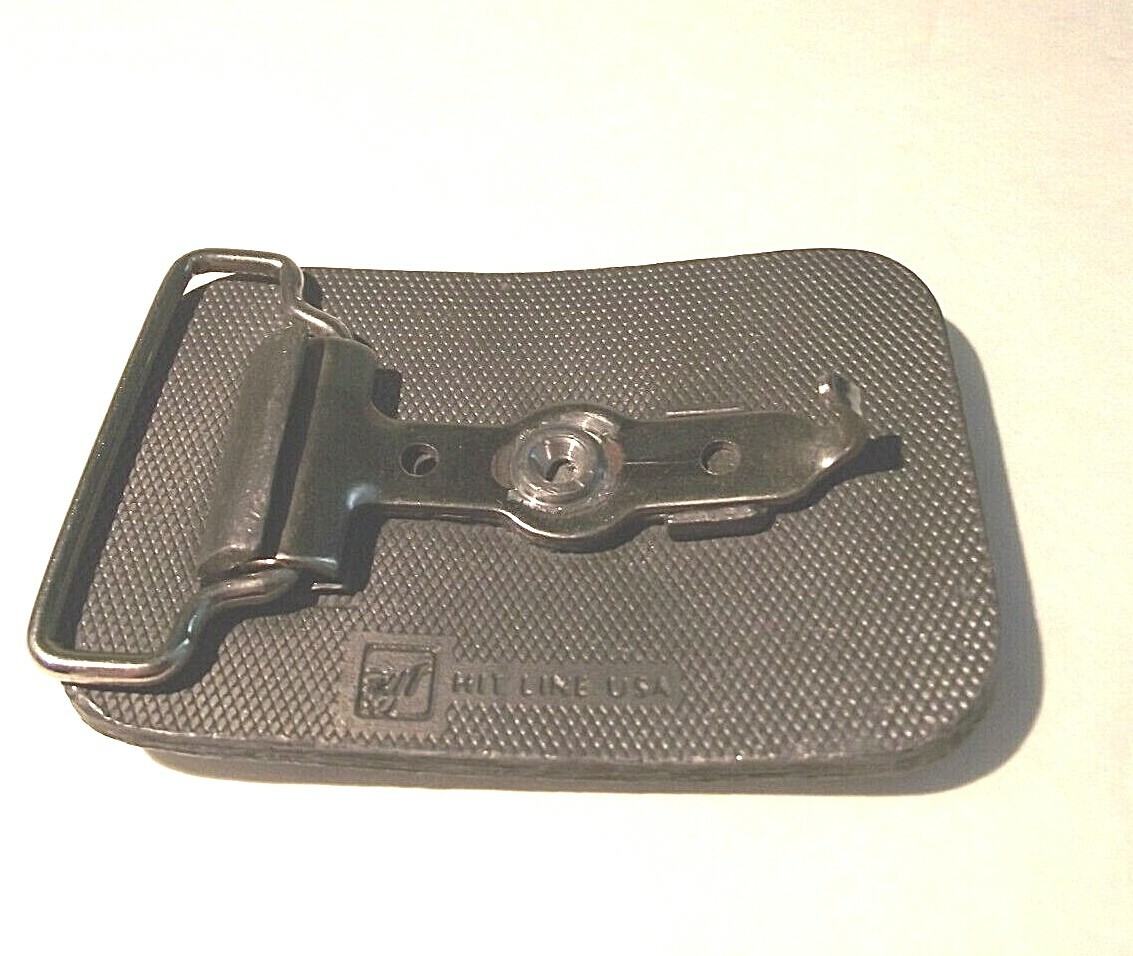 Vintage HIT LINE U.S.A. Make Your Next Movie In Mississippi Belt Buckle(A-36)