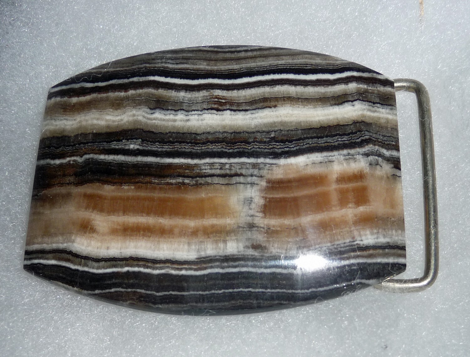 Handcrafted, Jasper, Agate Gemstone Belt Buckle polished natural stone- Pick 1
