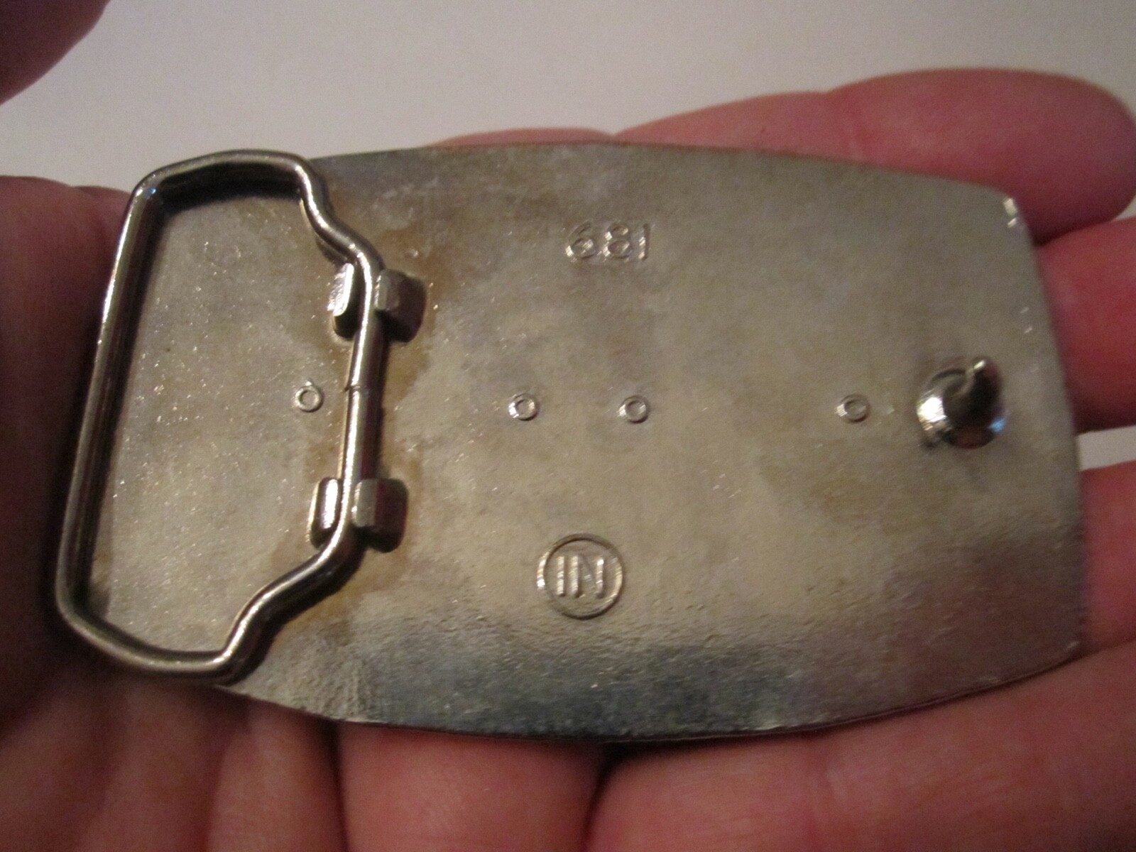1981 BUFFALO LANE CENTENNIAL BELT BUCKLE – BUFFALO LAKE, MN – GW-16