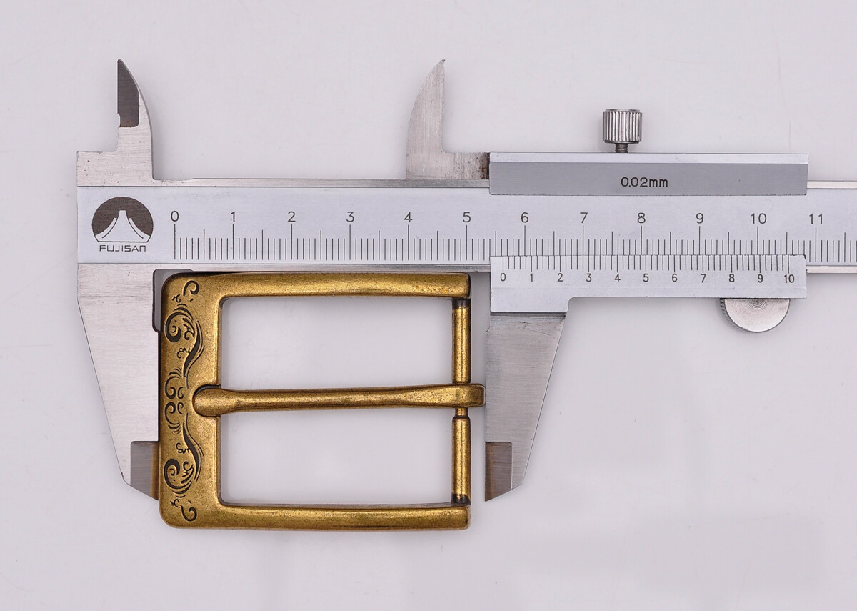 Casual Brass Single Prong Pin Leathercraft Men Replacement Leather Buckle 35mm