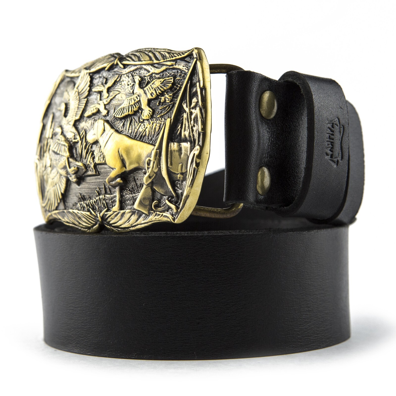 Belt buckle « Duck hunting », Trophy belt buckle, Hunter belt buckle