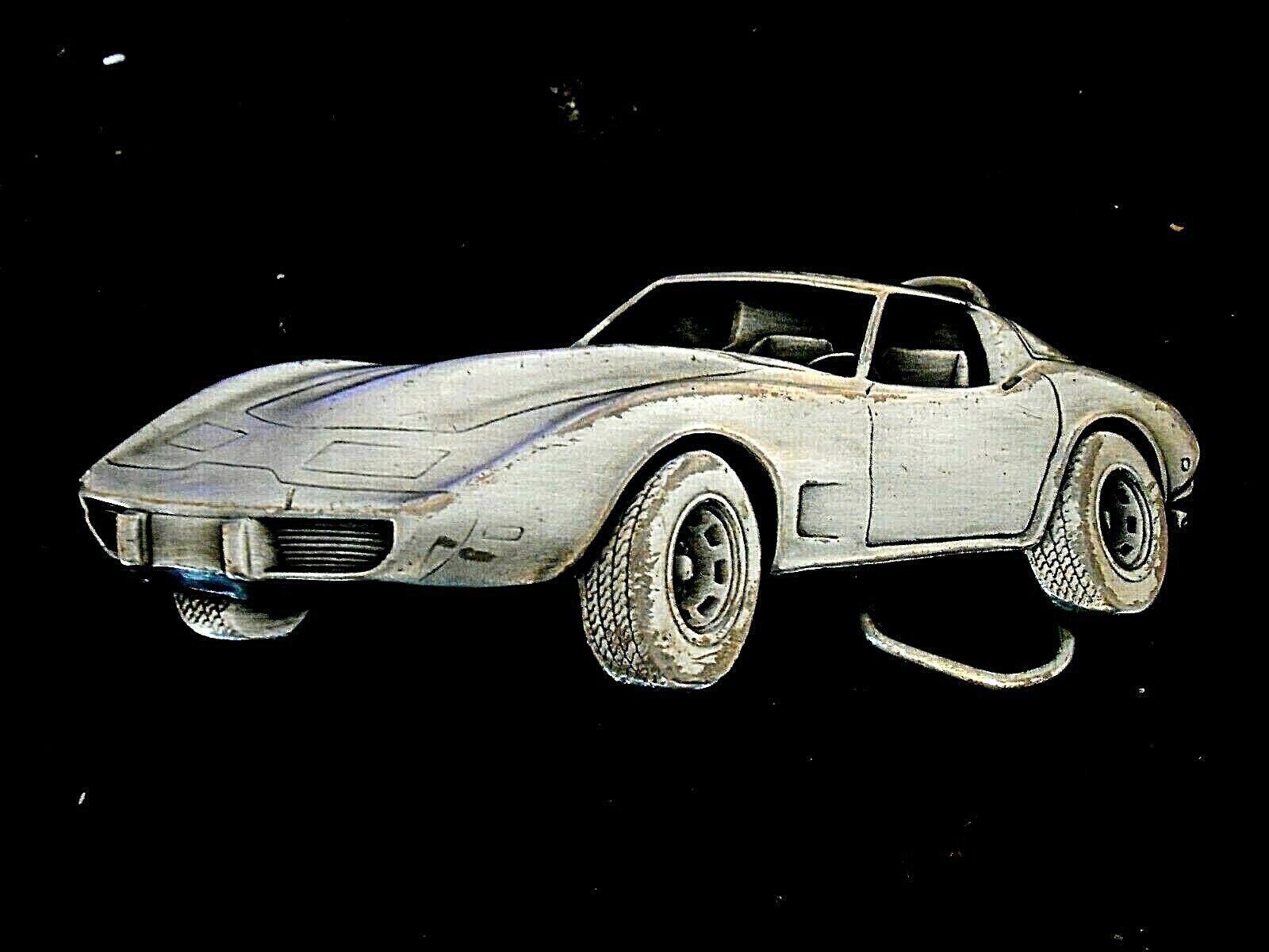 1979 Bergamot Brass Works M-39 USA Made Corvette Buckle! Only 1 Listed Free Ship