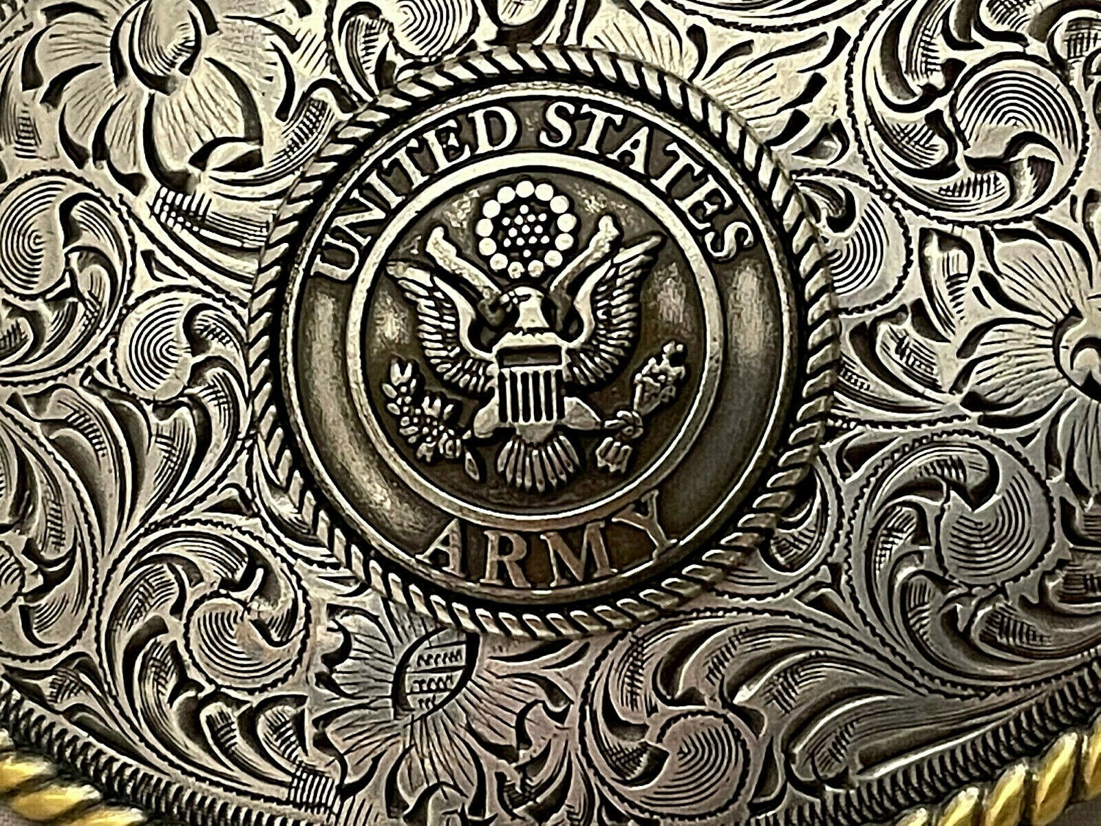 United States Army Western Style Buckle